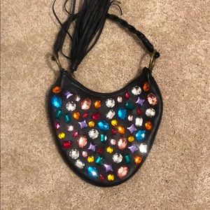 Black jewel purse